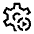 Settings Slow Motion Icon from Outlined Line - Material Symbols Set