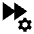 Settings Timelapse Fill Icon from Sharp Fill - Material Pro Set