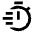 Timer Quick Fill Icon from Outlined Fill - Material Pro Set