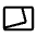 Transition Chop Icon from Rounded Line - Material Symbols Set
