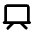 White Board Icon from Rounded Line - Material Pro Set