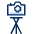 Camera Tripod 1 icon - Free transparent PNG, SVG. No sign up needed.