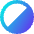 Bottom Right Half Shadow Circle Icon from Sharp Gradient Set