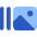 Gallery Slide Icon from Core Flat Set
