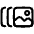 Gallery Slide Icon from Plump Line Set