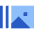 Gallery Slide Icon from Sharp Flat Set