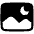 Night Landscape Mode Camera Icon from Plump Solid Set