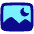 Night Landscape Mode Camera Icon from Plump Pop Set