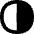 Right Half Shadow Circle icon - Free transparent PNG, SVG. No sign up needed.