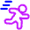 Sports Mode Camera Icon from Plump Neon Set