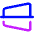 Trapezoid Line Horizontal Icon from Core Neon Set