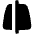 Trapezoid Line Vertical Icon from Flex Solid Set