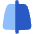 Trapezoid Line Vertical Icon from Flex Flat Set