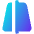 Trapezoid Line Vertical Icon from Core Gradient Set