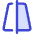 Trapezoid Line Vertical Icon from Core Duo Set