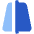 Trapezoid Line Vertical Icon from Core Flat Set