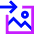 Export To Picture Icon from Sharp Neon Set