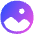 Image In Circle Icon from Plump Gradient Set
