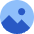 Image In Circle Icon from Sharp Flat Set