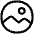 Image In Circle Icon from Plump Line Set