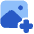 Image Photo Add Icon from Plump Flat Set