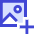 Image Photo Add Icon from Sharp Duo Set