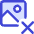 Image Photo Delete Icon from Core Duo Set