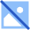 Image Photo Hide Icon from Sharp Flat Set