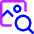 Image Photo Search Scan Detection Icon from Core Neon Set