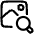 Image Photo Search Scan Detection Icon from Plump Line Set