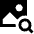 Image Photo Search Scan Detection Icon from Sharp Solid Set