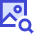Image Photo Search Scan Detection Icon from Sharp Duo Set