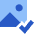 Image Photo Select Icon from Sharp Flat Set