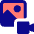 Image To Video Icon from Core Pop Set
