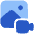 Image To Video Icon from Plump Flat Set
