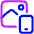 Insert From Other Device Icon from Plump Neon Set