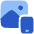 Insert From Other Device Icon from Plump Flat Set