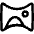 Photo Panorama Curved Icon from Flex Line Set