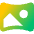 Photo Panorama Curved Icon from Core Gradient Set