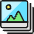 Picture Stack Landscape Icon from Ultimate Colors Set