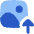 Upload Upscale Image Icon from Flex Flat Set