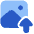 Upload Upscale Image Icon from Plump Flat Set