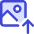 Upload Upscale Image Icon from Core Duo Set