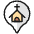 Style One Pin Church Icon from Ultimate Colors Set