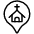 Style One Pin Church Icon from Ultimate Light Set