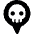 Style One Pin Skull Icon from Ultimate Bold Set