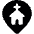 Style Three Pin Church Icon from Ultimate Bold Set