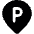 Style Three Pin Parking Icon from Ultimate Bold Set