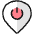 Style Three Pin Power Button Icon from Ultimate Colors Set | Free Download as SVG Vector and Transparent PNG | Streamline icons