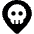 Style Three Pin Skull Icon from Ultimate Bold Set